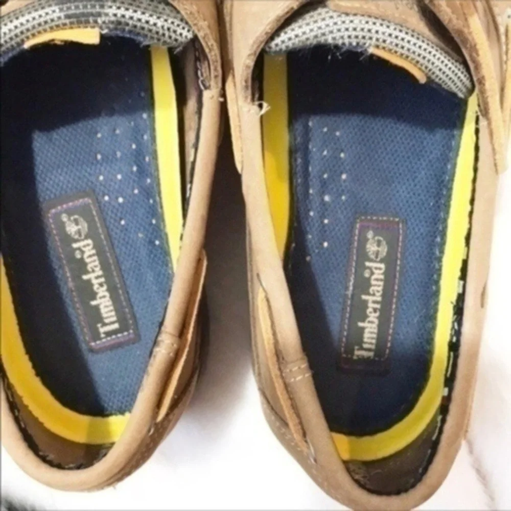 Timberland men’ loafers leather shoes size 13M